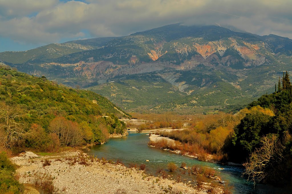 Evinos river by palaiologou mary