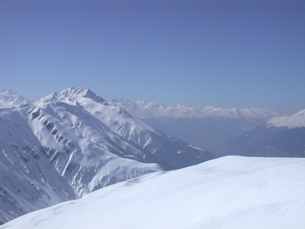 Aussicht vom Erner Galen (Steimannli): Breithorn - Bettlihorn by Eddy Agten