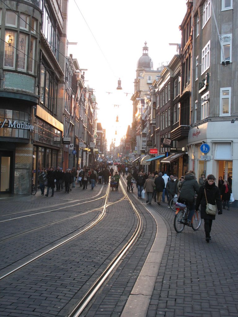 Leidse straat by Han Jongeneel