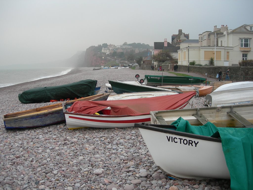 Budleigh Salterton beach by christiancourt