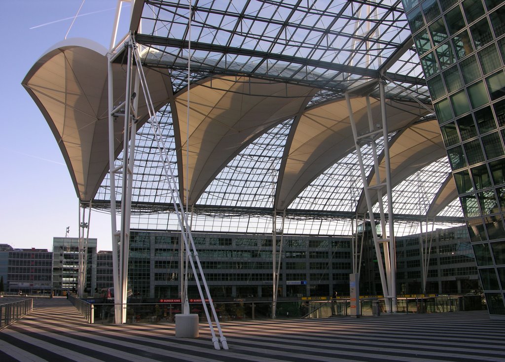 Plaza, Munich Airport by Scunner