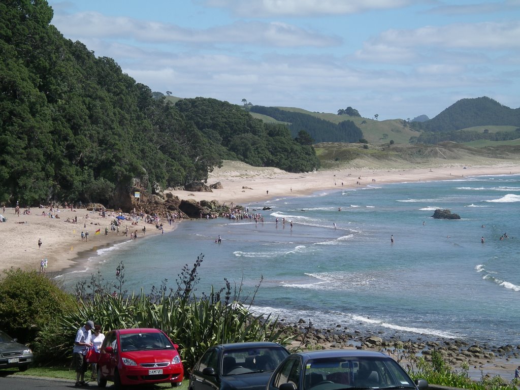 Hot Water Beach at Low Tide by David Cupps