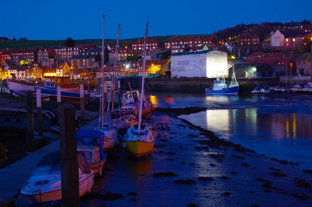 Low Tide in Whitby Upper Harbour by AXOTA