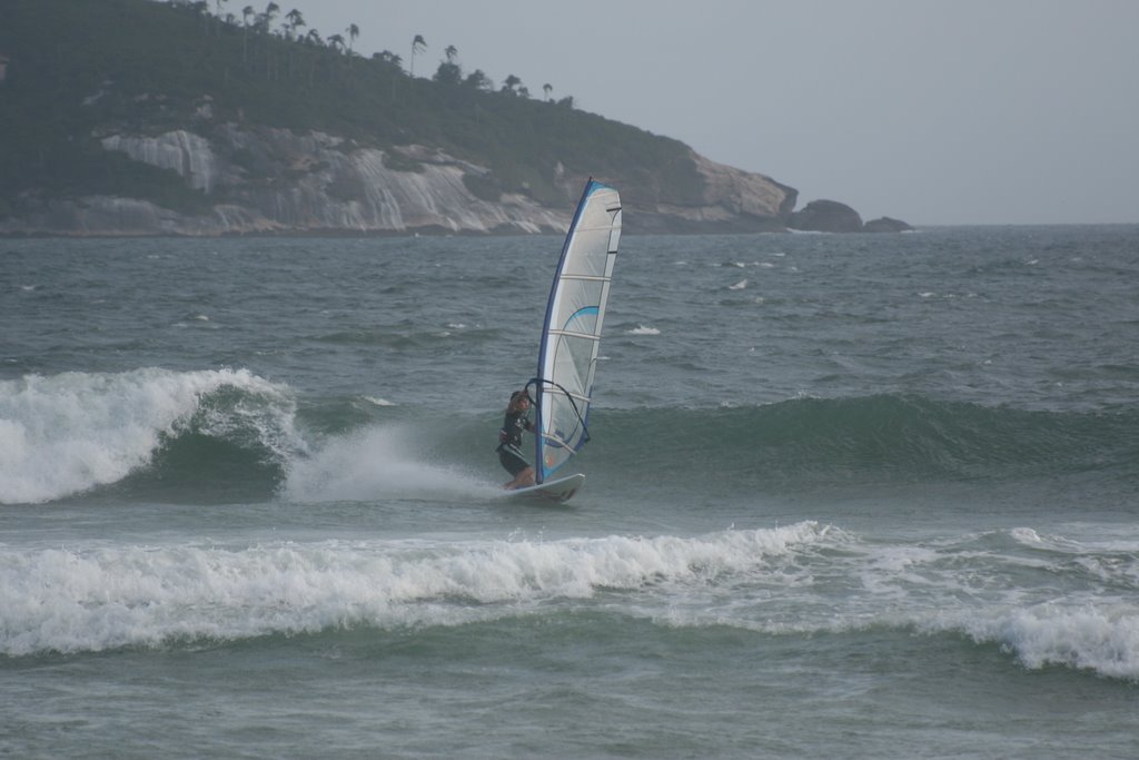 Velejo d windsurf na barra da tijuca - pepe. by celovasconsa