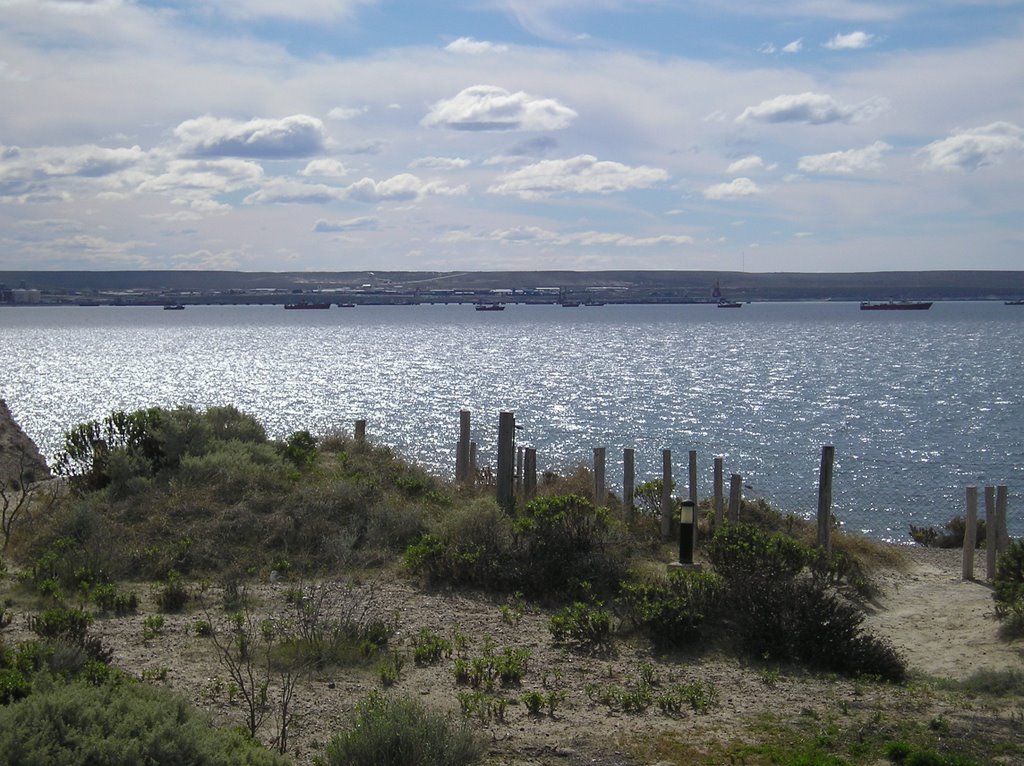 Pto Madryn Desde el Museo by Eduardo Maspero