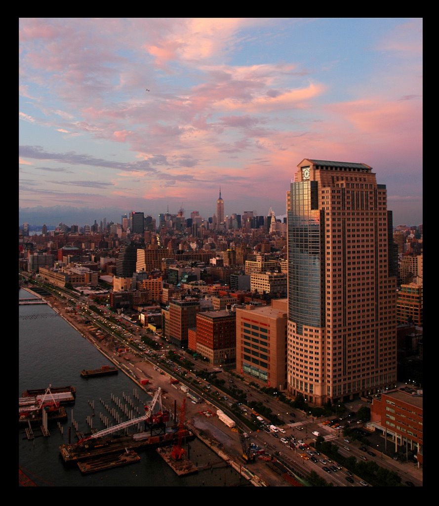 New York at Dusk by Lui Brandt