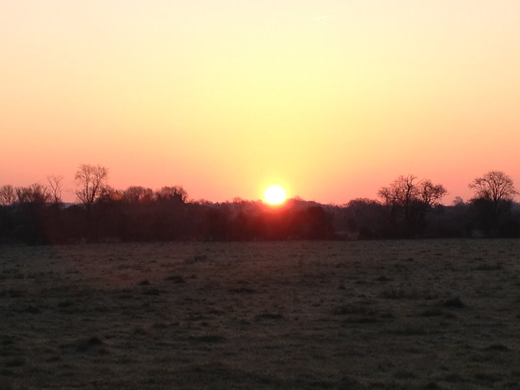 Sunrise, Dorchester watermeadows by Gooner67