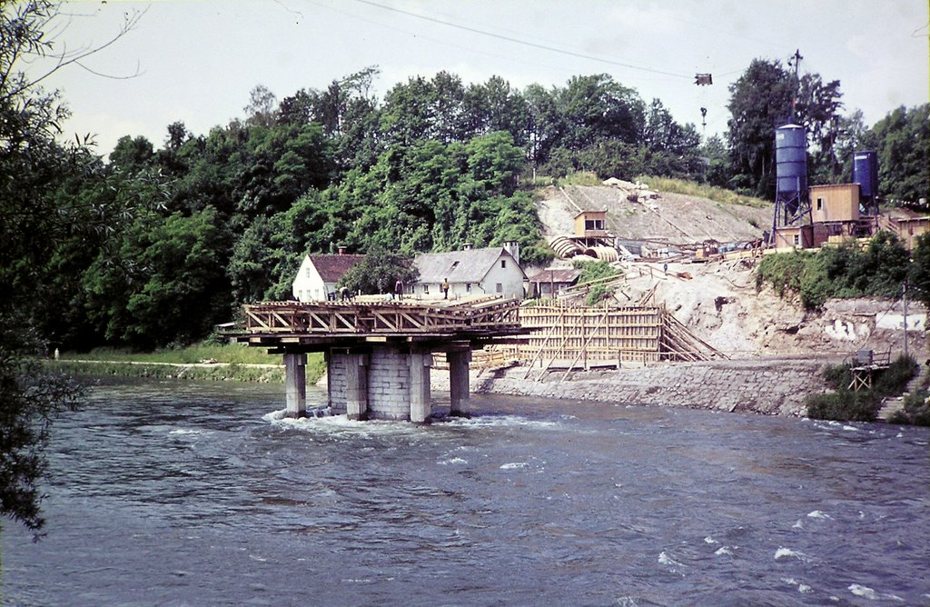 Bau der Schönauerbrücke 1972 by Kallaschek Robert