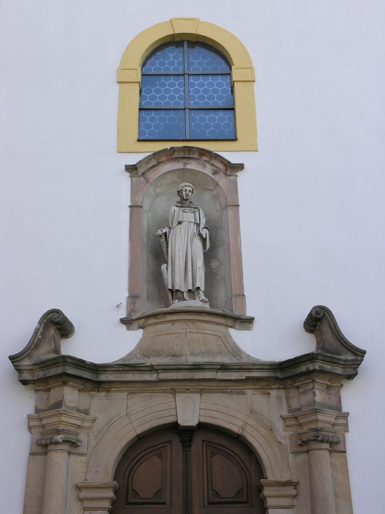 Dirmstein, katholischer Eingang der Zweikirche by Jan Haas