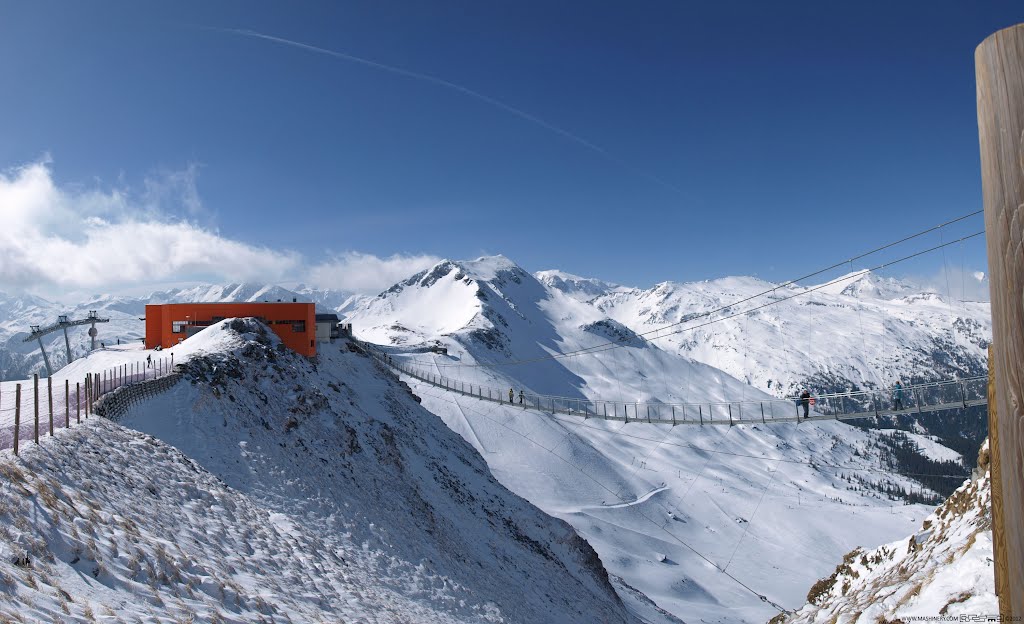 Steel Pedestrian Bridge by Wolfgang Grossmann