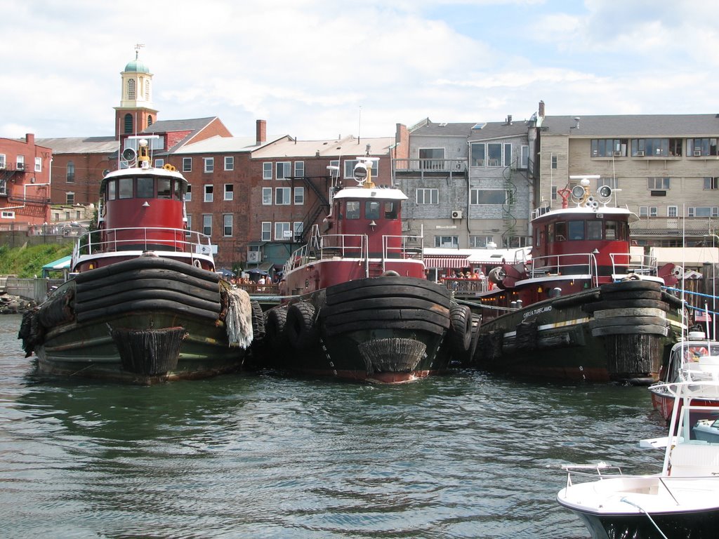 Tugboats at rest by ericsinvention