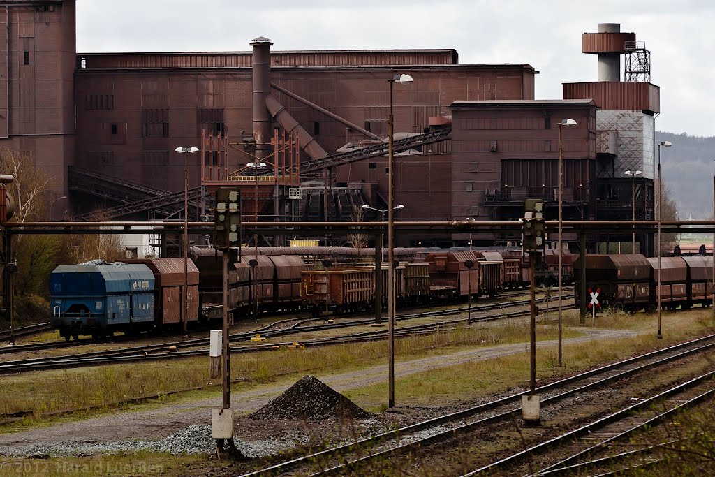 Blick auf die Erzvorbereitung der Salzgitter AG by harald71