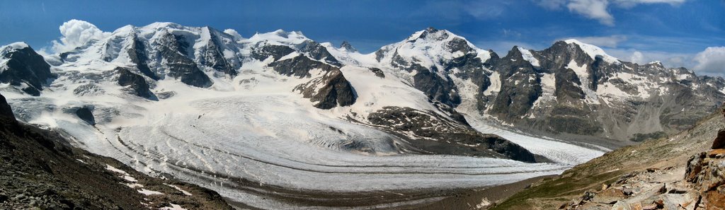 Diavolezza, Piz Palü, Piz Bernina by Martin Maag