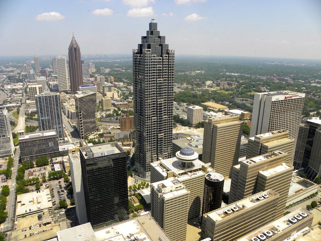 View from Westin Peachtree Plaza - Atlanta GA by Pieter en Marianne van de Sande