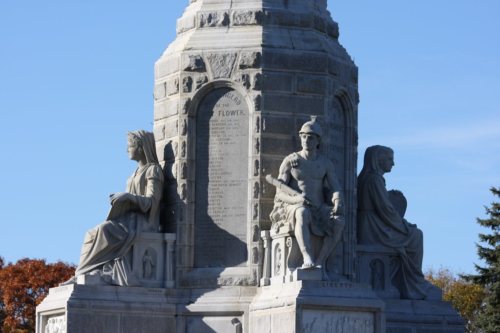 National Monument to the Forefathers by Van Ton