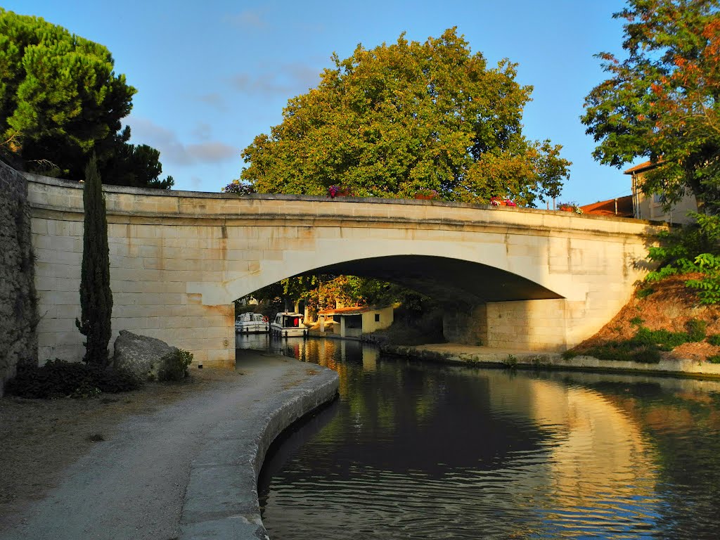 Poilhes - Canal du Midi, Languedoc-Roussillon, France by Canalous Guidemar