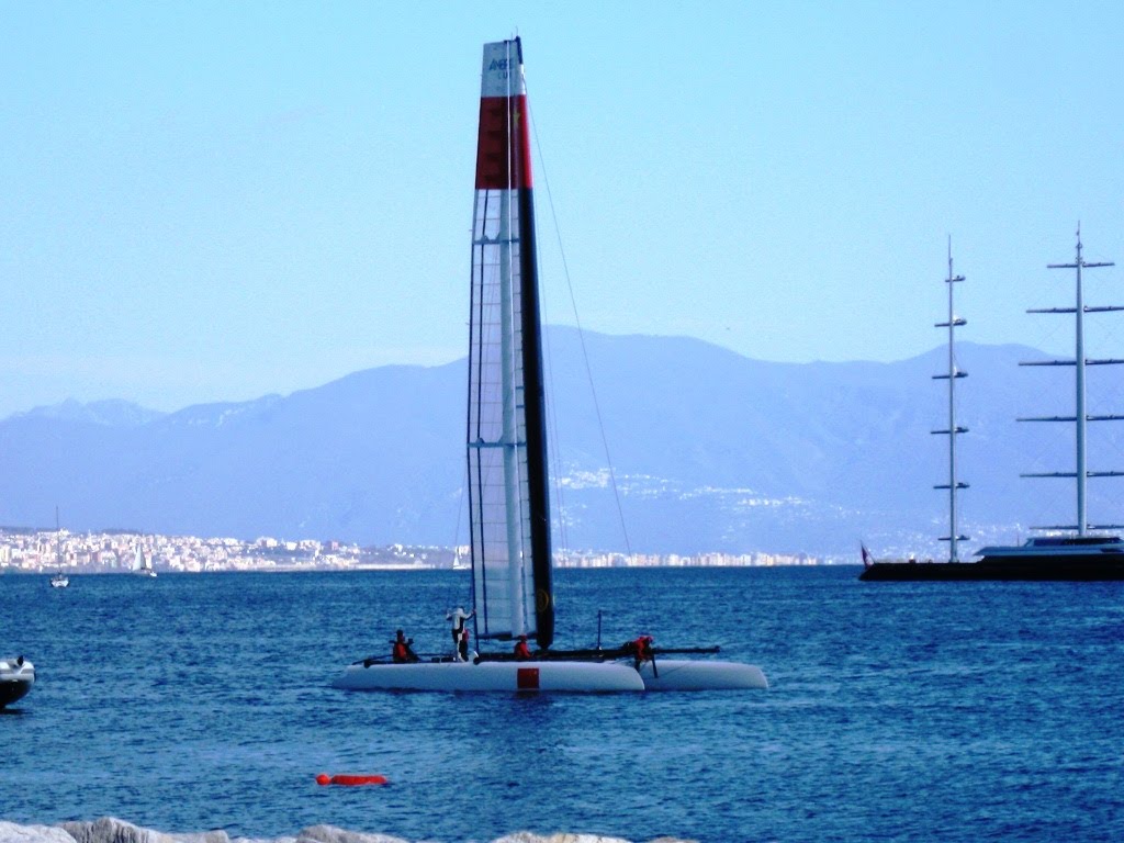 Napoli,Via Caracciolo,America's Cup by livison davison