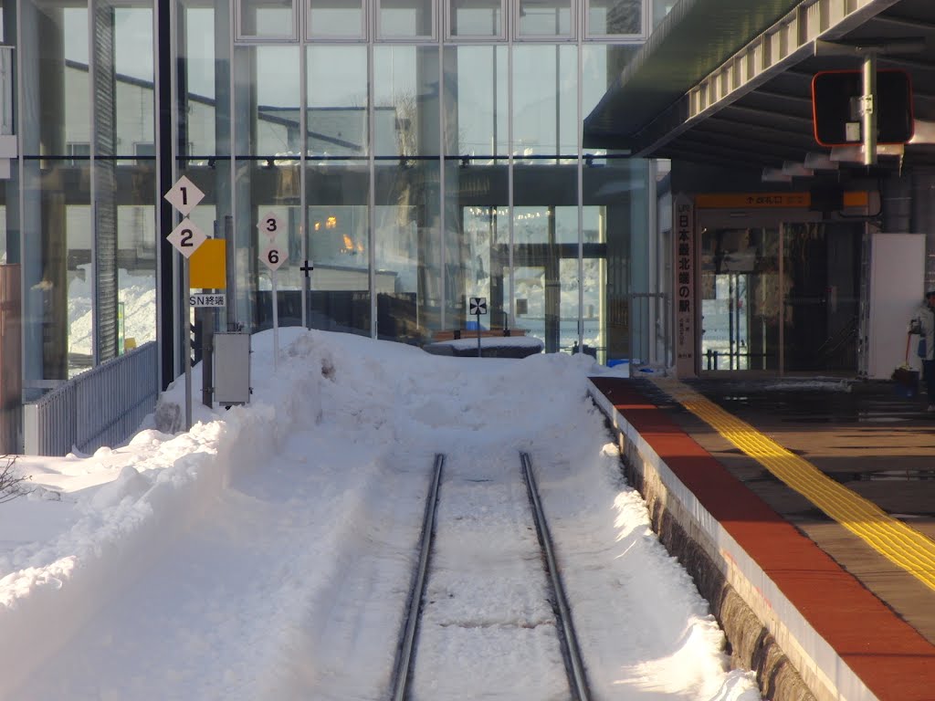 稚内駅*宗谷本線終着点(日本鉄道最北端) by 小西 天