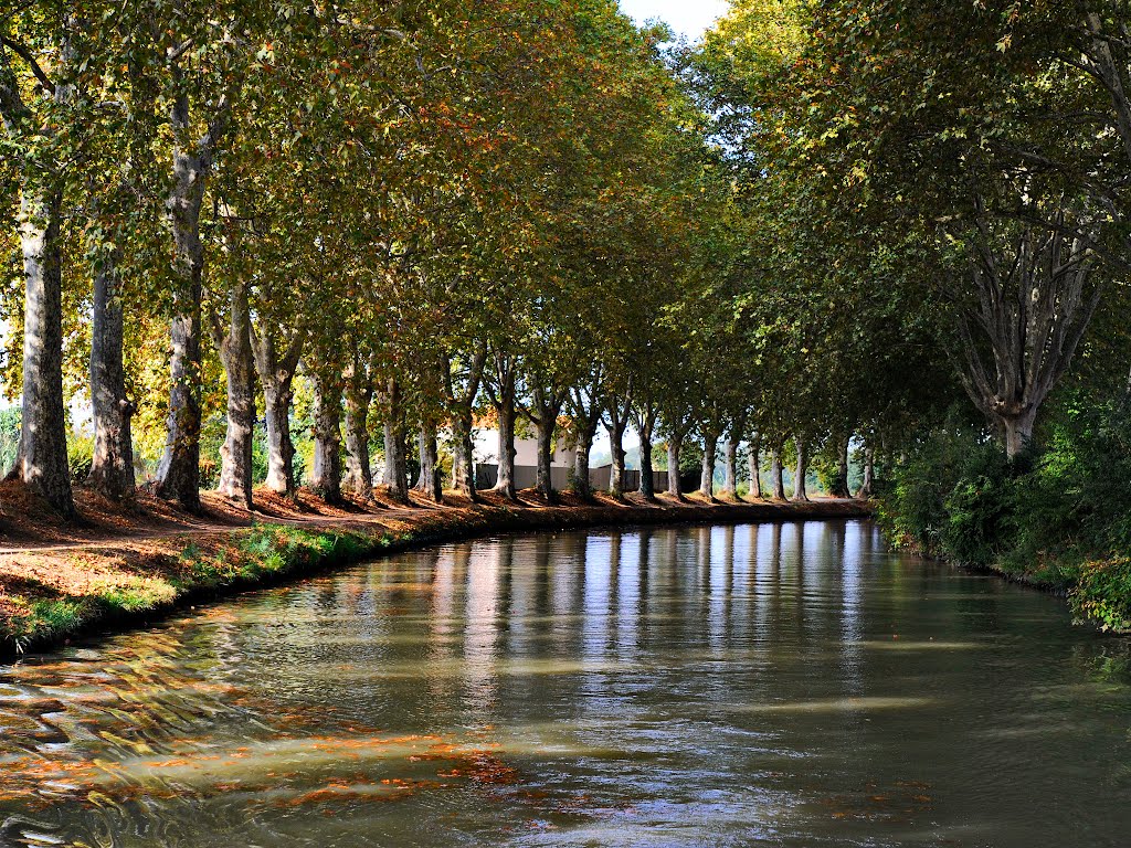 Béziers - Canal du Midi, Languedoc-Roussillon, France by Canalous Guidemar