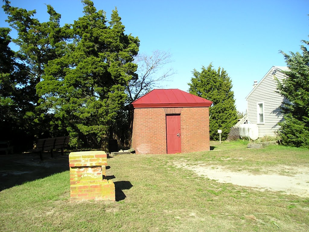 Out building, East Point Lighthouse - Heislerville,NJ by Andy Romanofsky