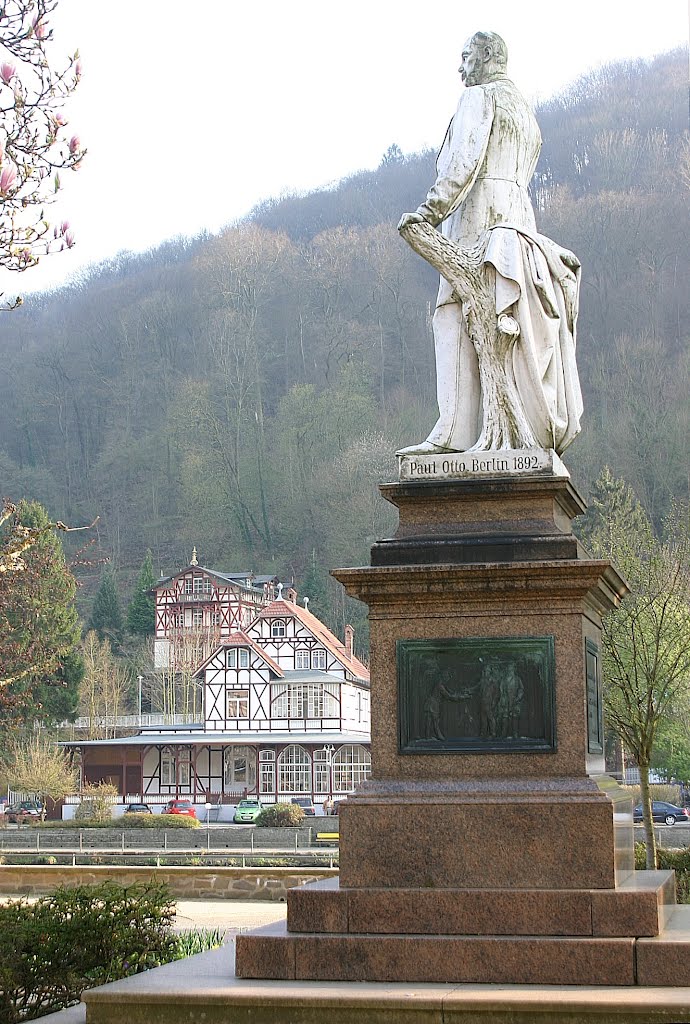 Kaiser-Wilhelm-Denkmal, Kurpark, Bad Ems by Dieter Wick