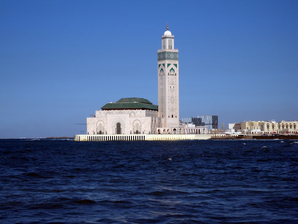 Casablanca, Mosque Hassan II by Giuseppe D'Ambrosio