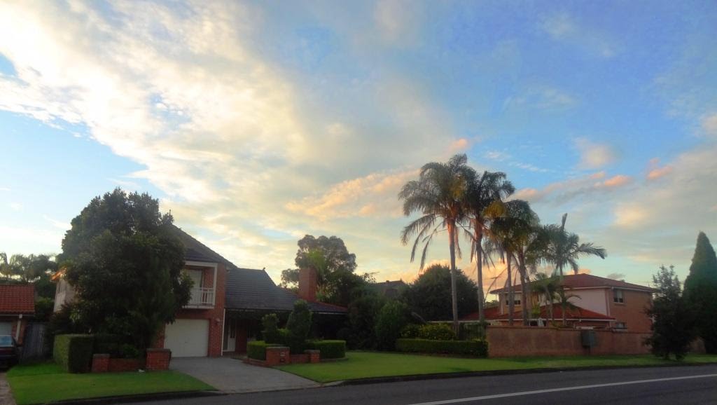 View of sunset at Cherrybrook NSW 2126, Australia by jmsbandara