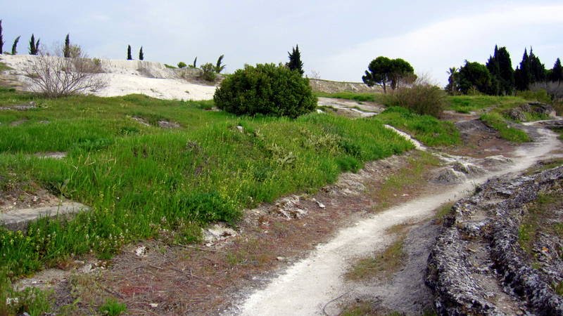 Su ve yürüyüş yolu yan yana by Osman Ünlü