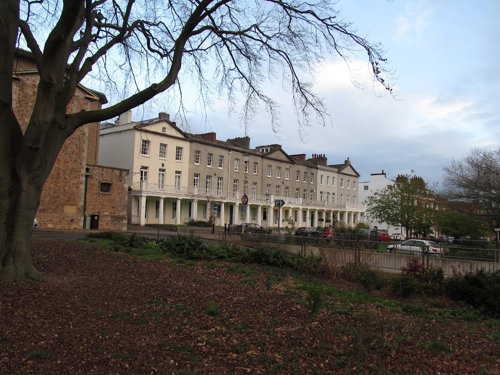 Exeter houses on top of Southernhay E by Seimen Burum