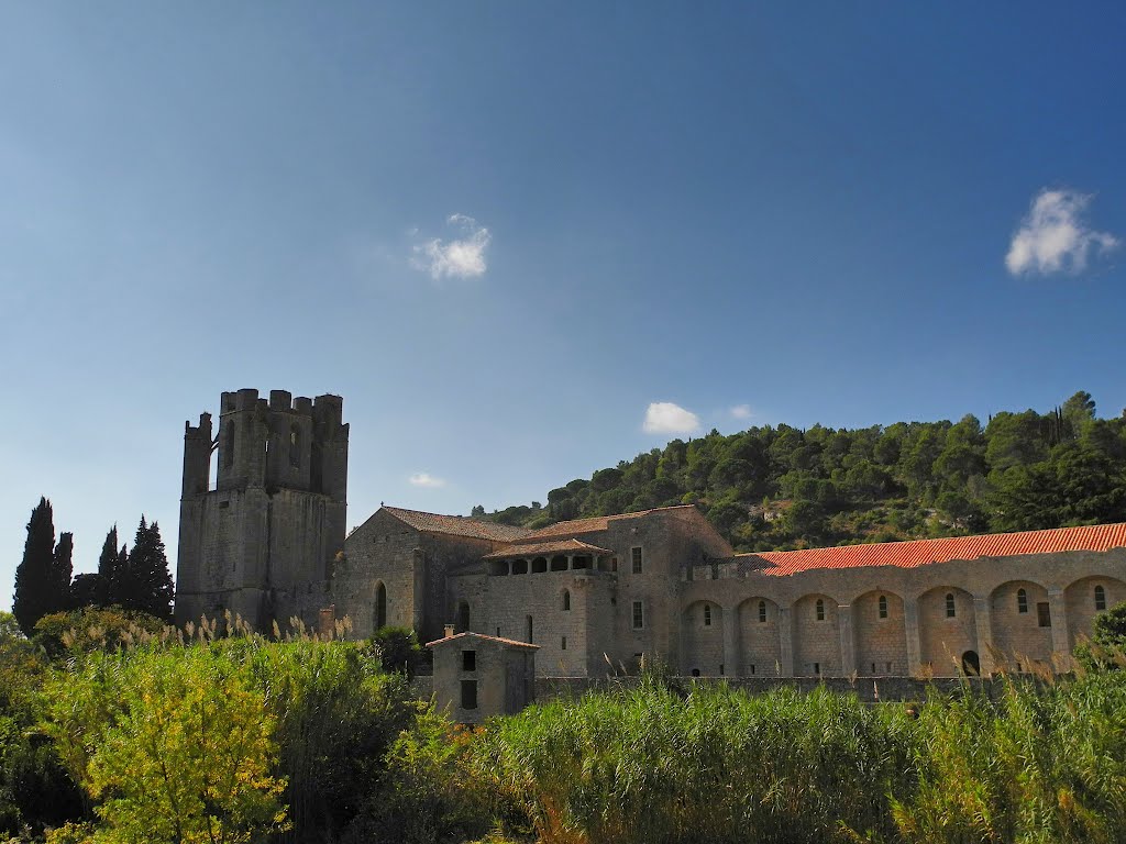 Lagrasse Abbey, Languedoc-Roussillon, France by Photo Guide