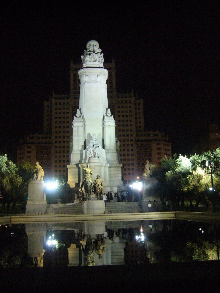 Plaza de Espana por la noche by Marco Busani