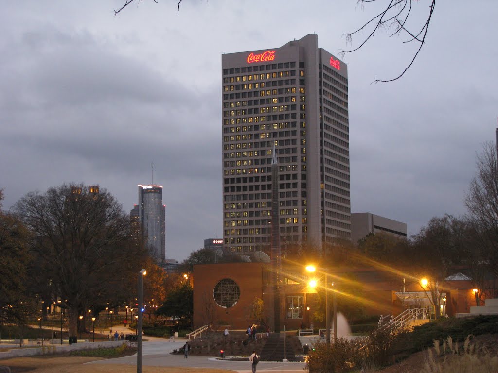 Coca Cola Building from GaTech SE View by Sertaç SUNAY by Sertaç SUNAY