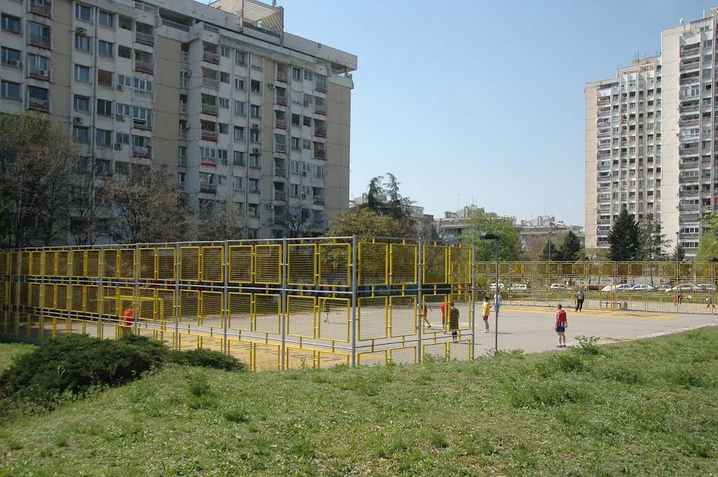 Sportski tern, Novi Beograd by Teča sa Dunava