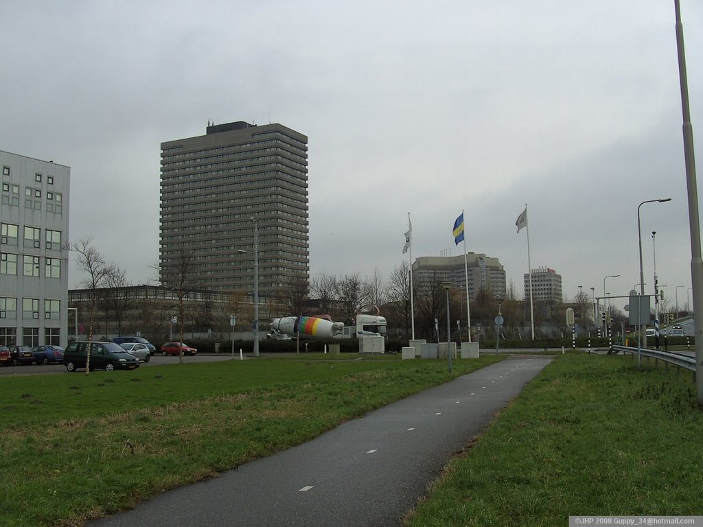 Eur. Patent Office Tower & Shell Building (2) - Rijswijk ZH by guppy_34