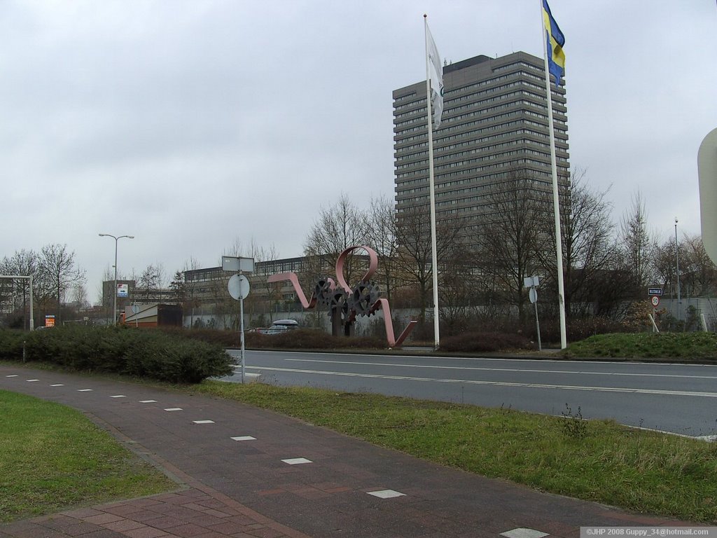 Eur. Patent Office Tower and Hinge buildings - Rijswijk ZH by guppy_34