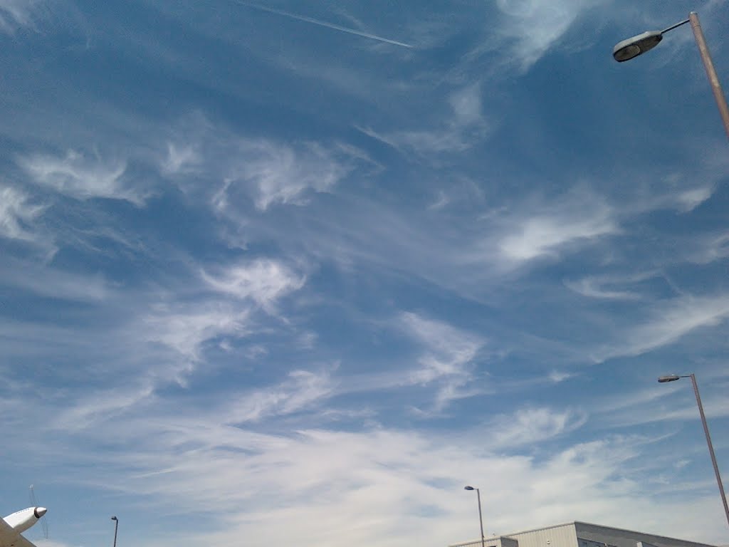 Cirrus Clouds, Southampton Airport by archive2