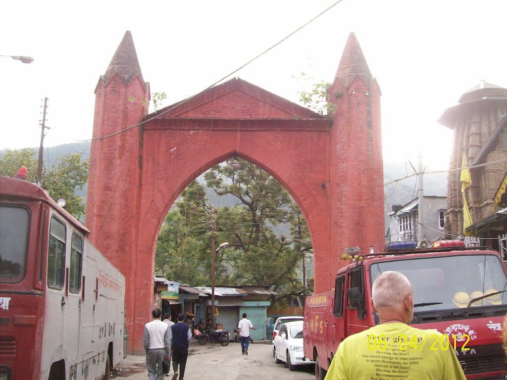 An old Town Gate near Sri Harirai temple, Chamba, Himachal Pradesh, India by Parbodh C Bali