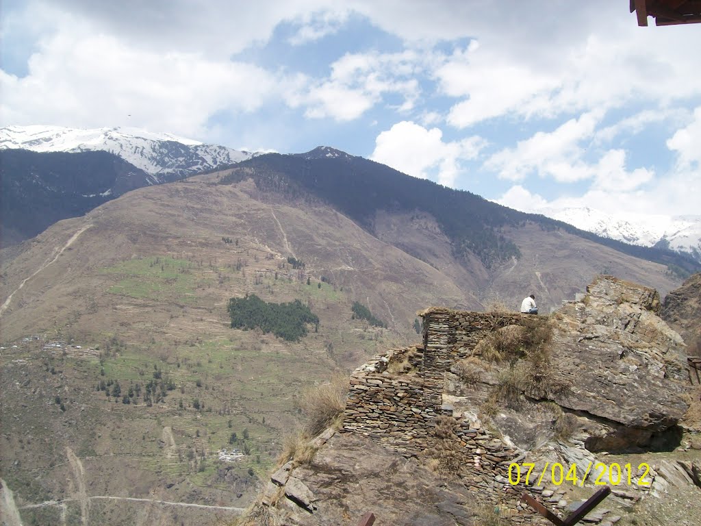 Bairagarh, base town to Saach pass, Chamba, Himachal India by Parbodh C Bali