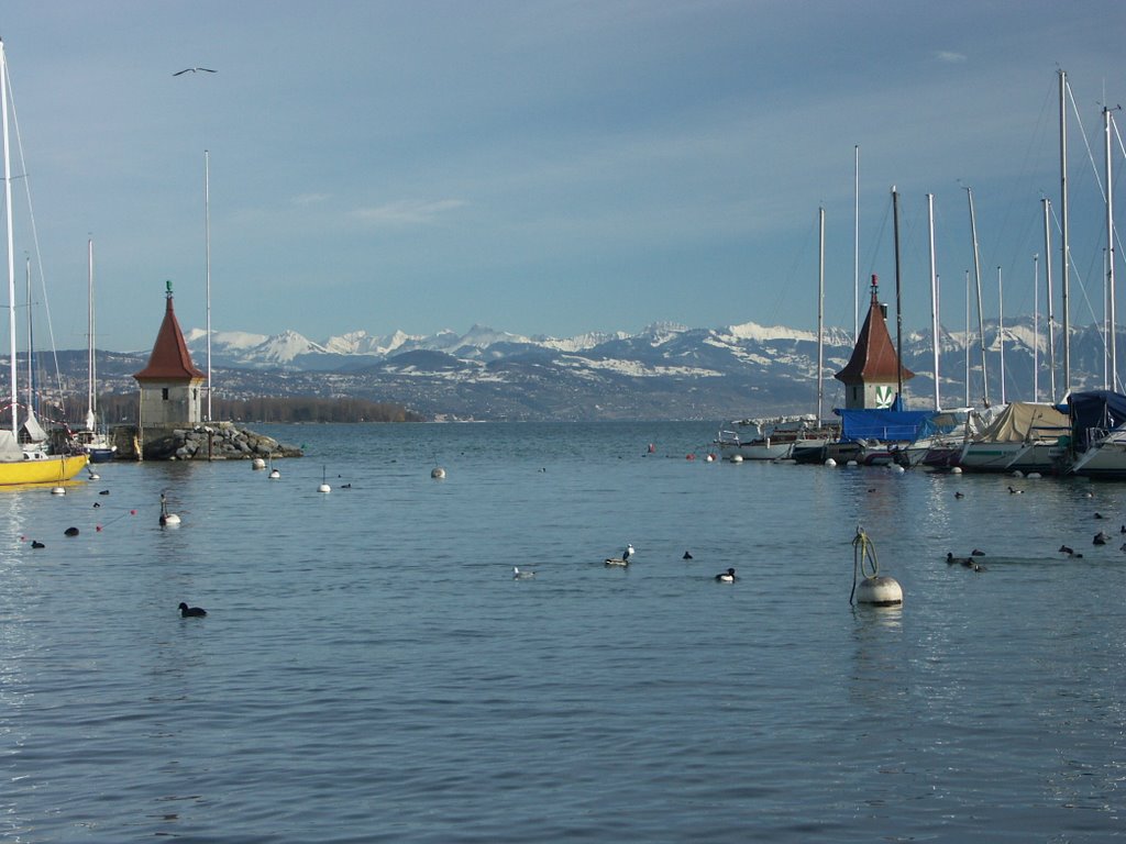 Port de Morges by Jean-François Huguel…