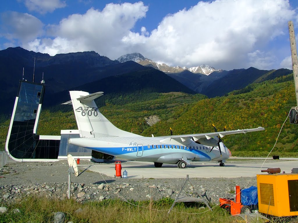 Mestia airport by manko