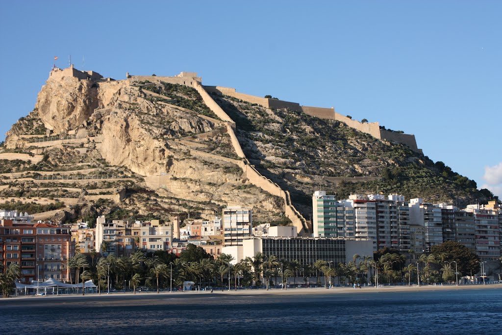 Castillo de Santa Bárbara, Alicante by Eduardo Manchon