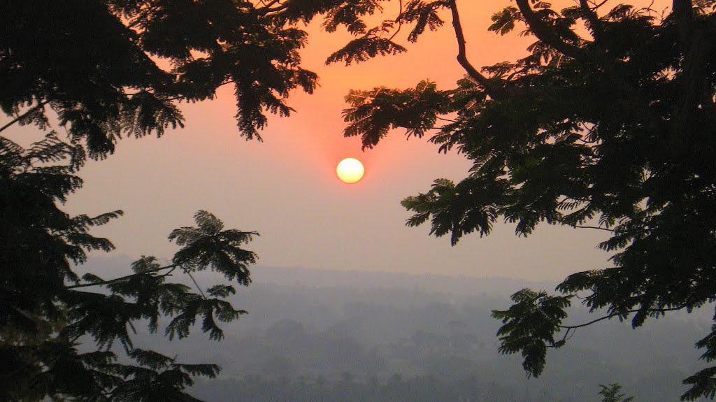 'Sunset at Monte' St. Anthony's High School, Monte de Guirim, Bardez, Goa - India by tonferns47