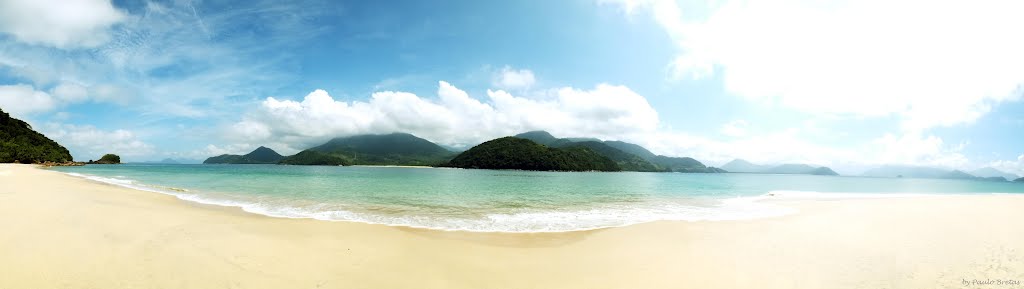 Panorama da Ilha Prumirim - Ubatuba - SP by Paulo Bretas