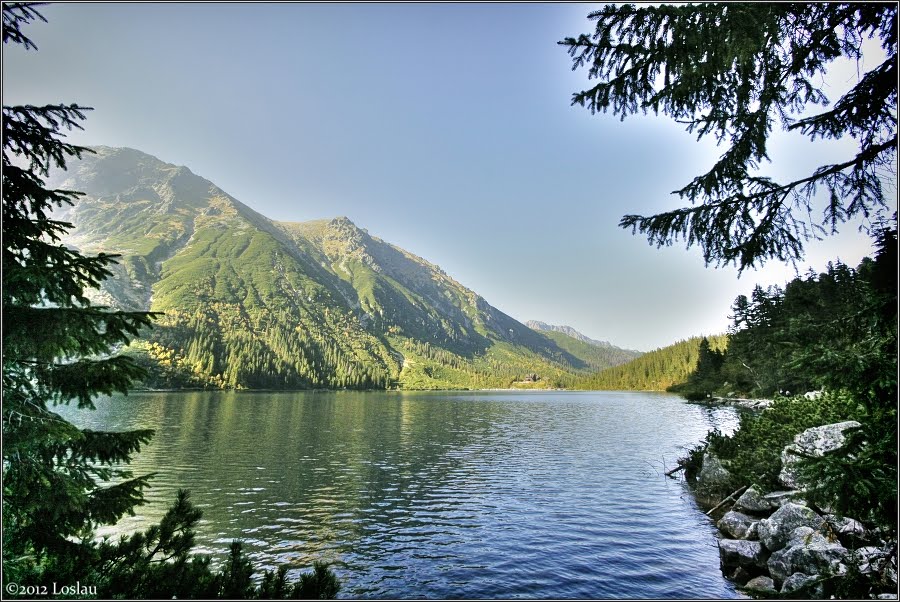 Jezioro "Morskie Oko" (Tatry) - Dolina Rybiego Potoku by Loslau