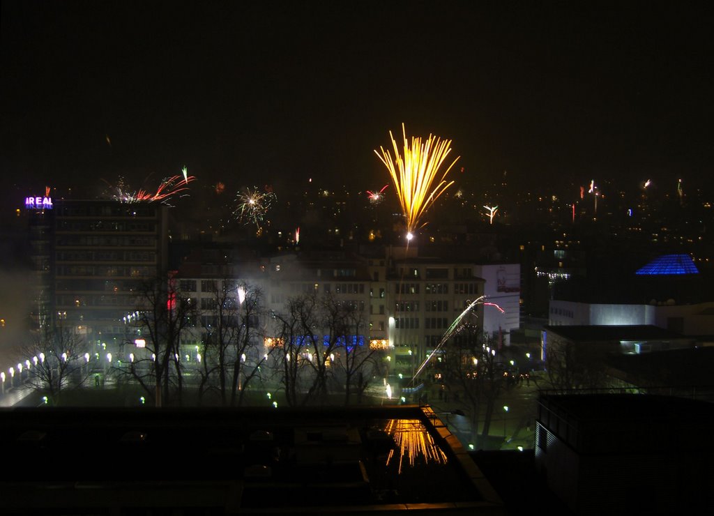 Silvester am Berliner Platz by Jochen Mahler