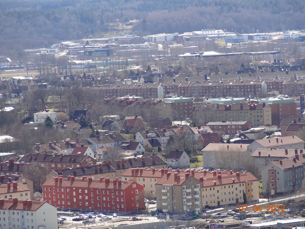 Foto över Mölndal taget från kallebäcksberget by Joakim S (jsx1)