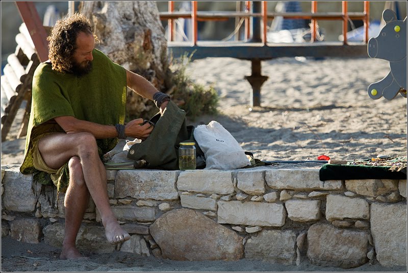 One more hippy in Matala by max.vovchenko