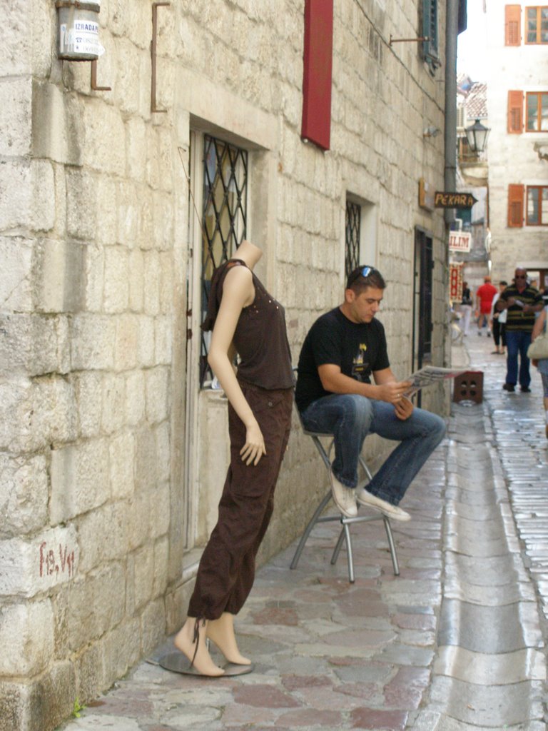 In Kotor narrow street without head :) by aivaras2000LT