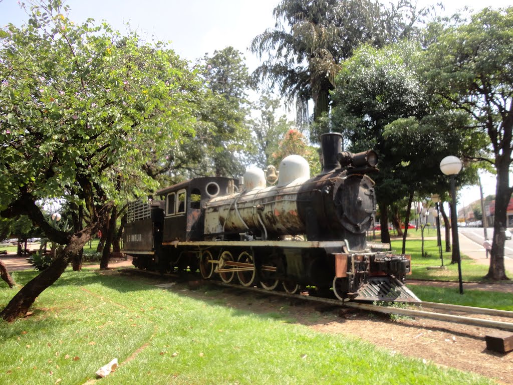 Locomotiva Antiga - Ribeirão Preto - SP by Nivas Larsan