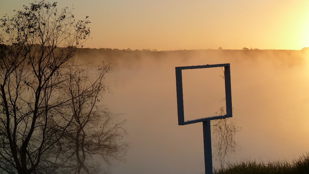 Sign post at Jervois, South Australia by Matthew R Lee